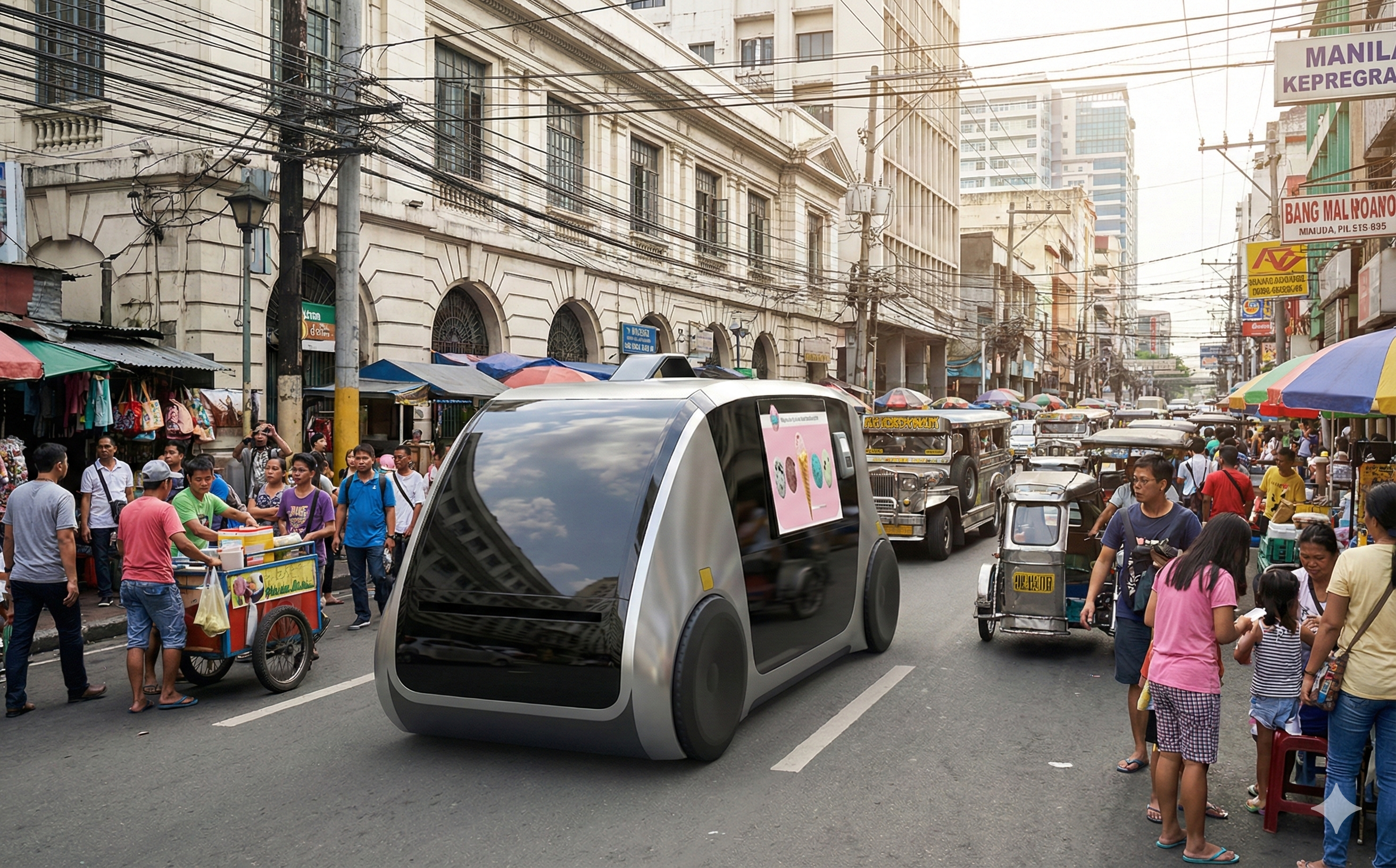 DairiX in traditional Manila street